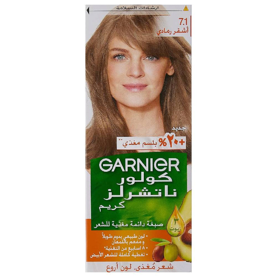 Garnier Color Naturals Permanent Crème Hair Color - 7.1 Ash Blonde