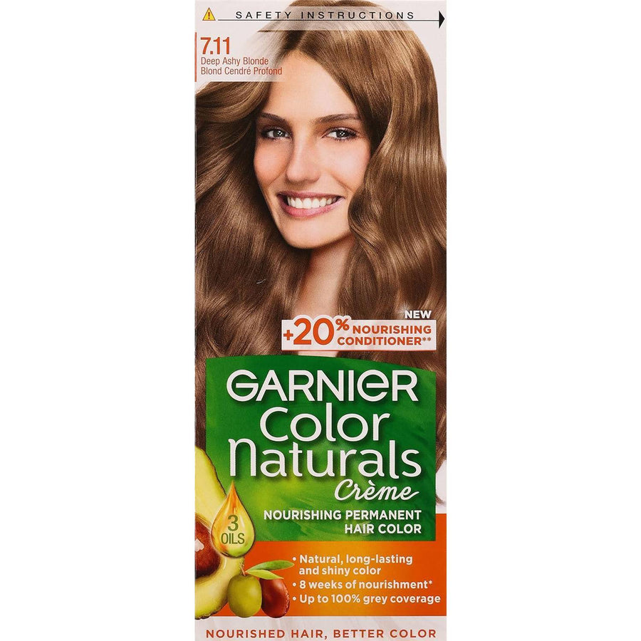 Garnier Color Naturals Permanent Crème Hair Color - 7.11 Deep Ashy Blonde