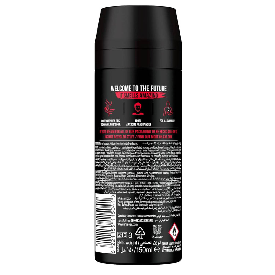 Axe Body Spray for Men Recharge 150ML