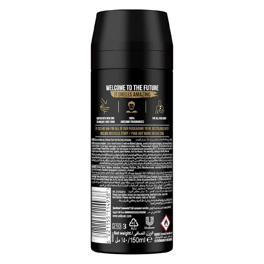 Axe Body Spray for Men Gold Temptation 150ML