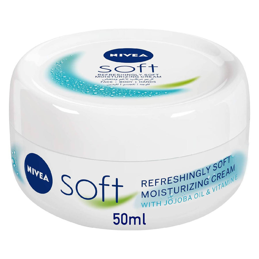 NIVEA Moisturising Cream, Soft Refreshing, Jar 50ml