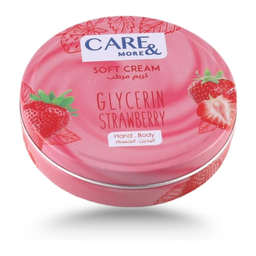 Care & More soft Cream glycerin & Strawberry 125 Ml