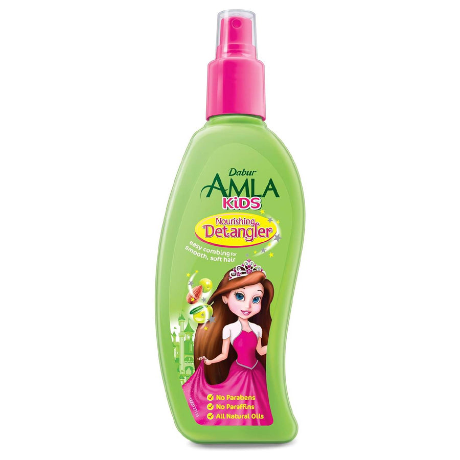 Dabur Amla Kids nourishing kids detangler | easy combing for smooth & soft hair | no sulfates & no parabens - 200 ml