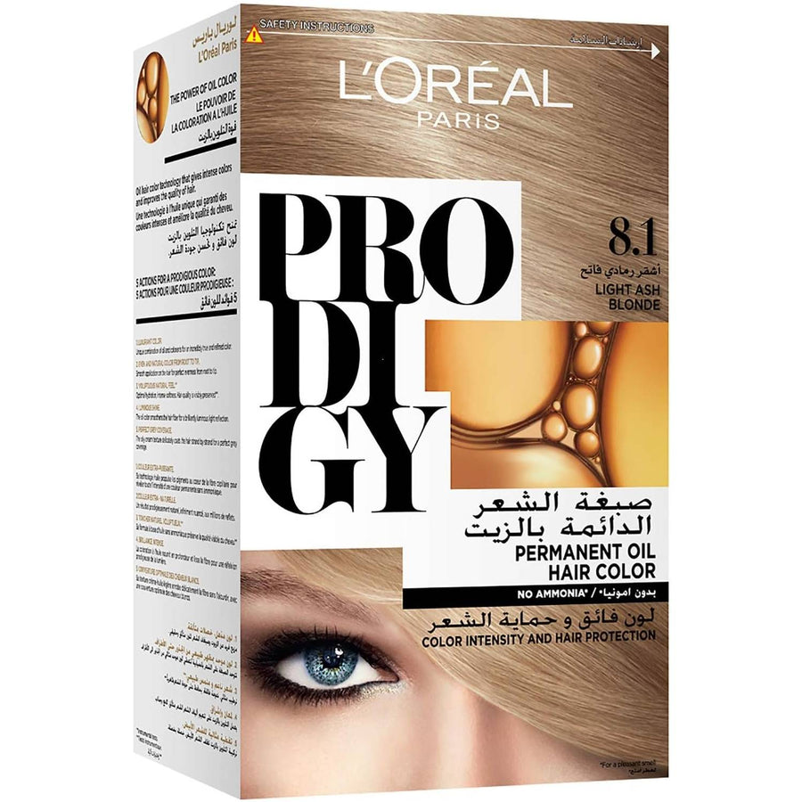 L’Oréal Paris Prodigy Hair Colour - 8.1 Diamond Light Ash Blonde