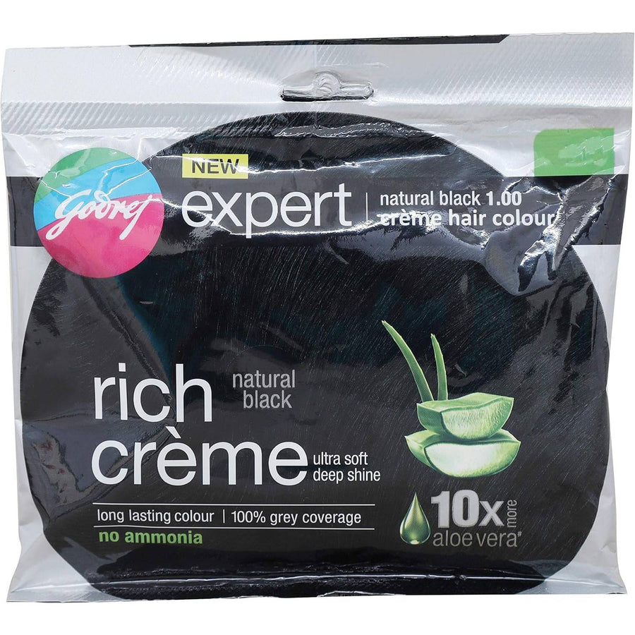 GodRej Expert Hair Colour, Black - 20 gm