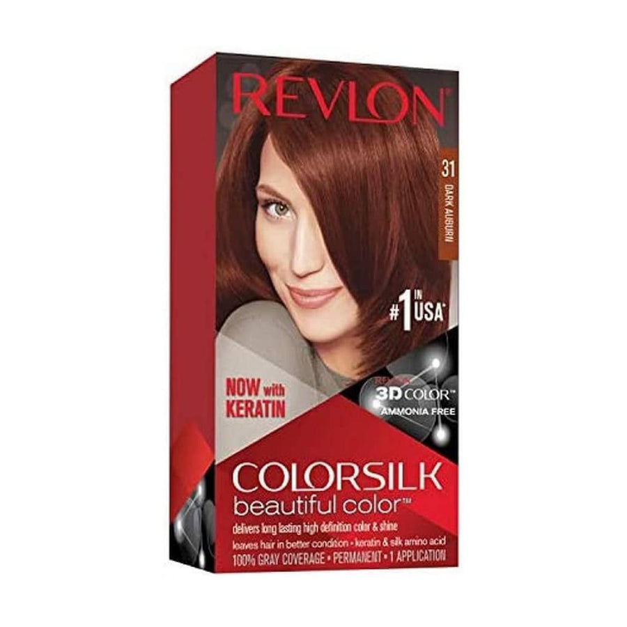 Revlon Colorsilk Ammonia Free Permanent Haircolor Dark Auburn Cslk 31