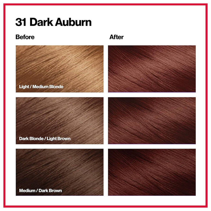 Revlon Colorsilk Ammonia Free Permanent Haircolor Dark Auburn Cslk 31