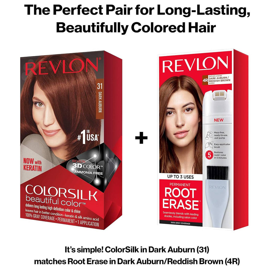 Revlon Colorsilk Ammonia Free Permanent Haircolor Dark Auburn Cslk 31