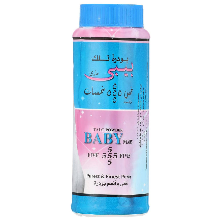 Five Fives Baby Mary Talcum Fragrance-Free Powder - 200 gm