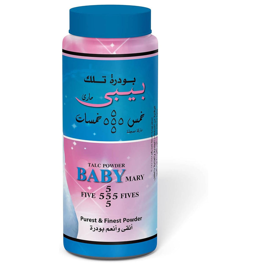 Five Fives Baby Mary Talcum Fragrance-Free Powder - 200 gm