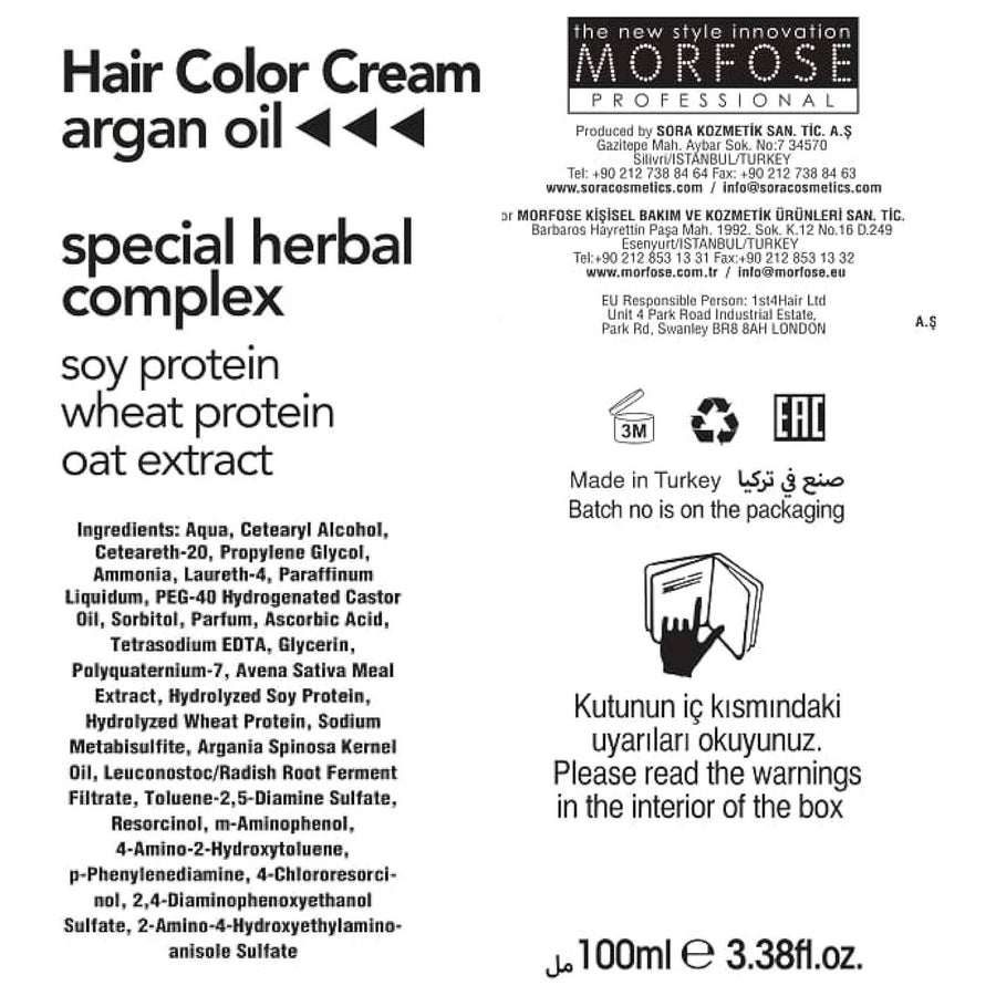 MORFOSE NO 9.3 HAIR COLOR CREAM 100ML