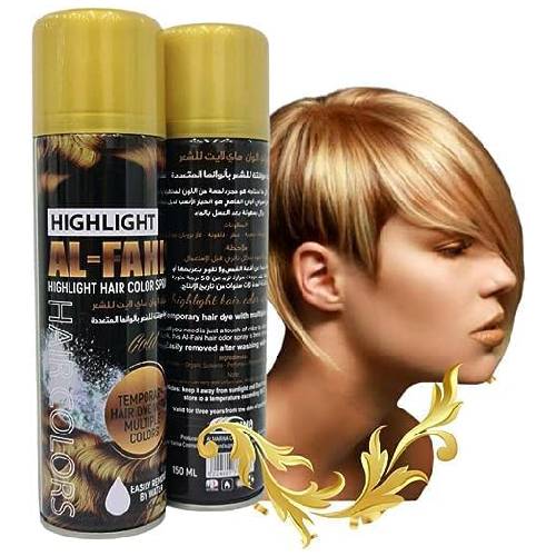 Temporary Hair Dye Spray (Gold, 150)