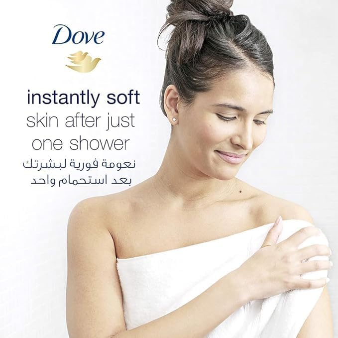 Dove Deeply Nourishing Shower Gel for instantly Soft Skin 100% Gentle Cleanser and Sulphate free 500ML