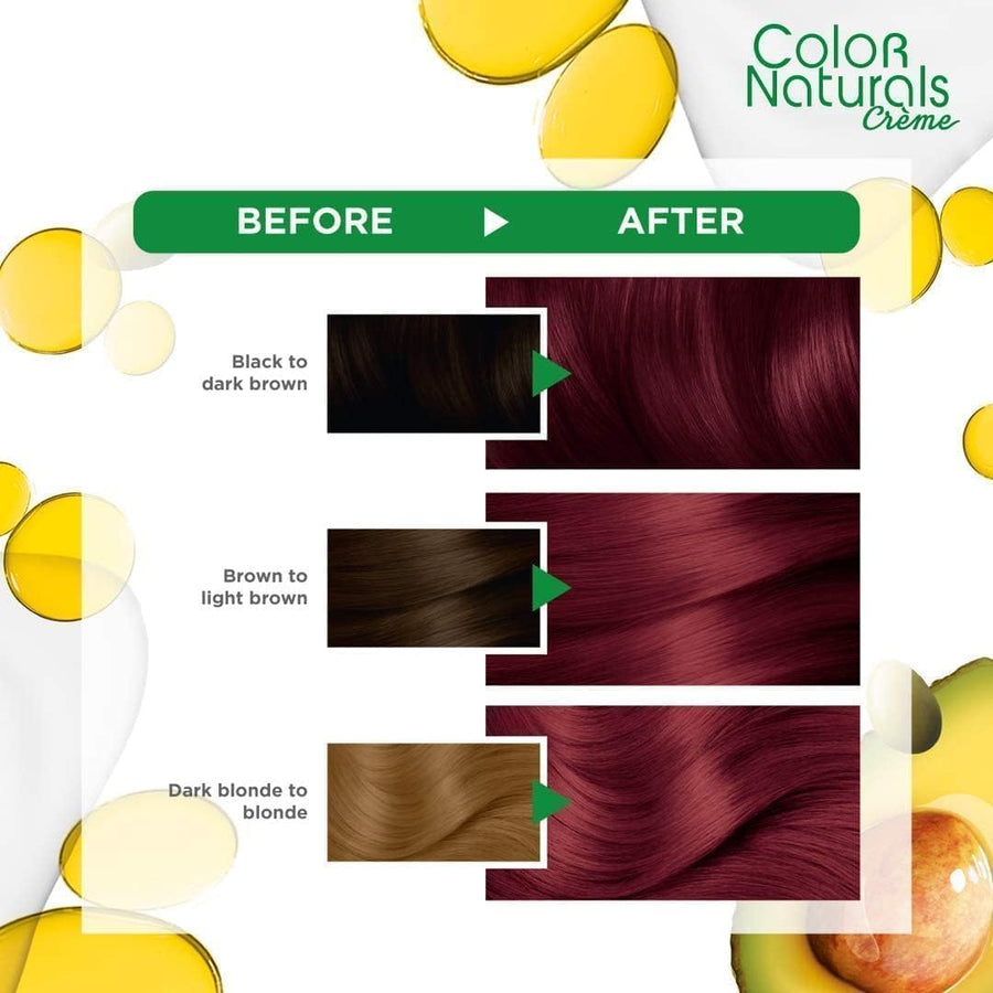 Garnier Color Naturals Permanent Crème Hair Color - 6.60 Fiery Pure Red