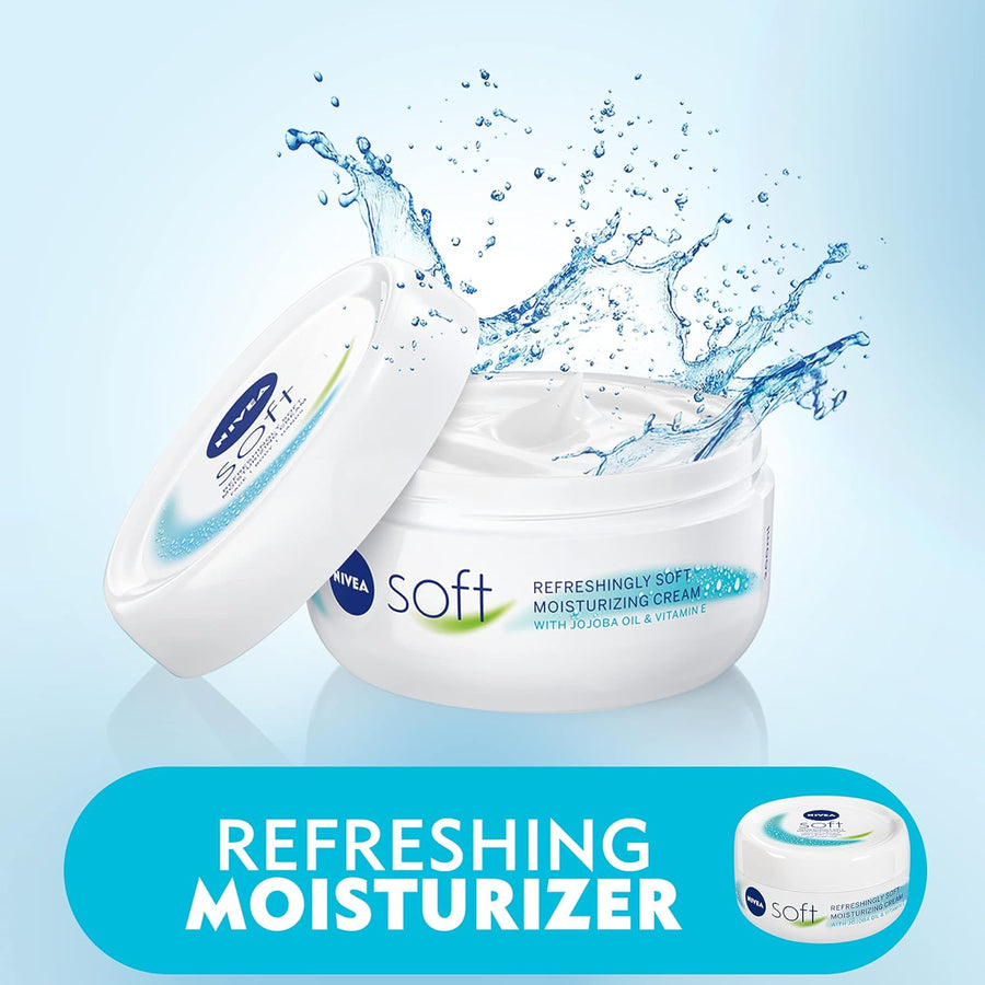 NIVEA Moisturising Cream, Soft Refreshing, Jar 50ml