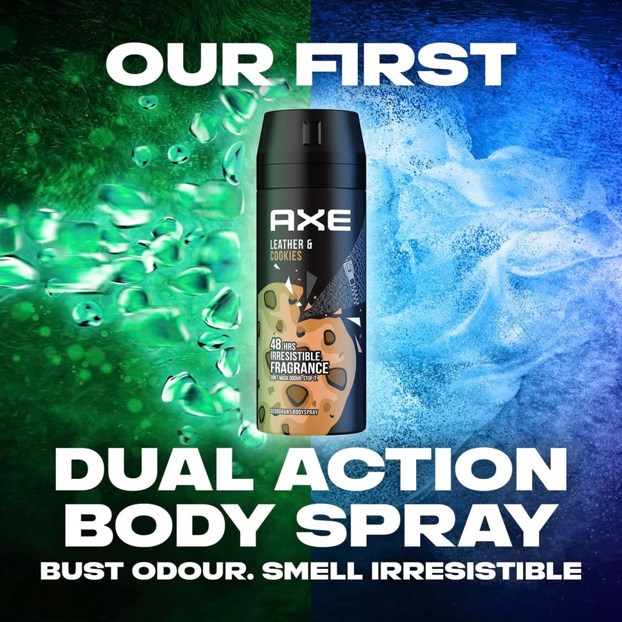 Axe Body Spray for Men Leather & Cookies 150ML