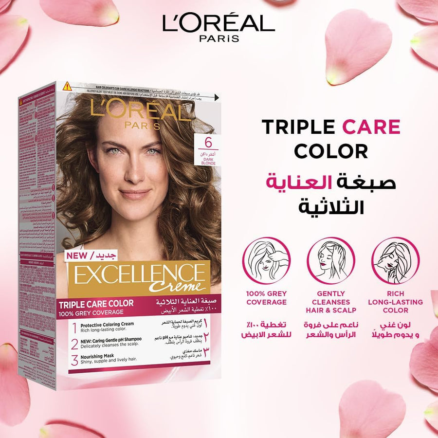 L’Oréal Paris L'Oréal Paris excellence creme - 6 dark blonde