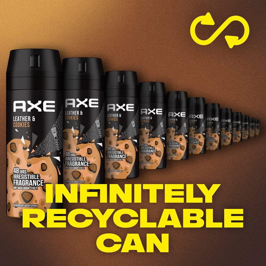 Axe Body Spray for Men Leather & Cookies 150ML