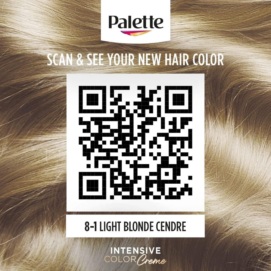 PALETTE ICC 8.1 Light blonde Cendre 50ml