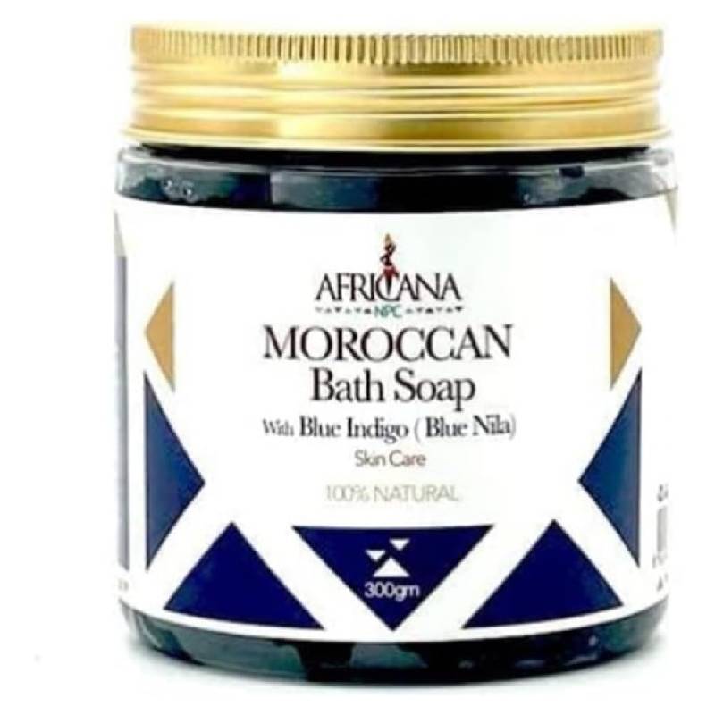 Africana Moroccan Bath Soap Blue Nila, 300g