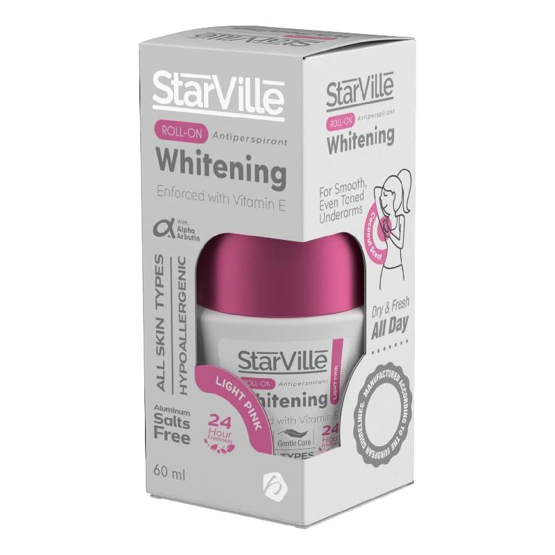 Starville roll on whitening light pink free 60 ml