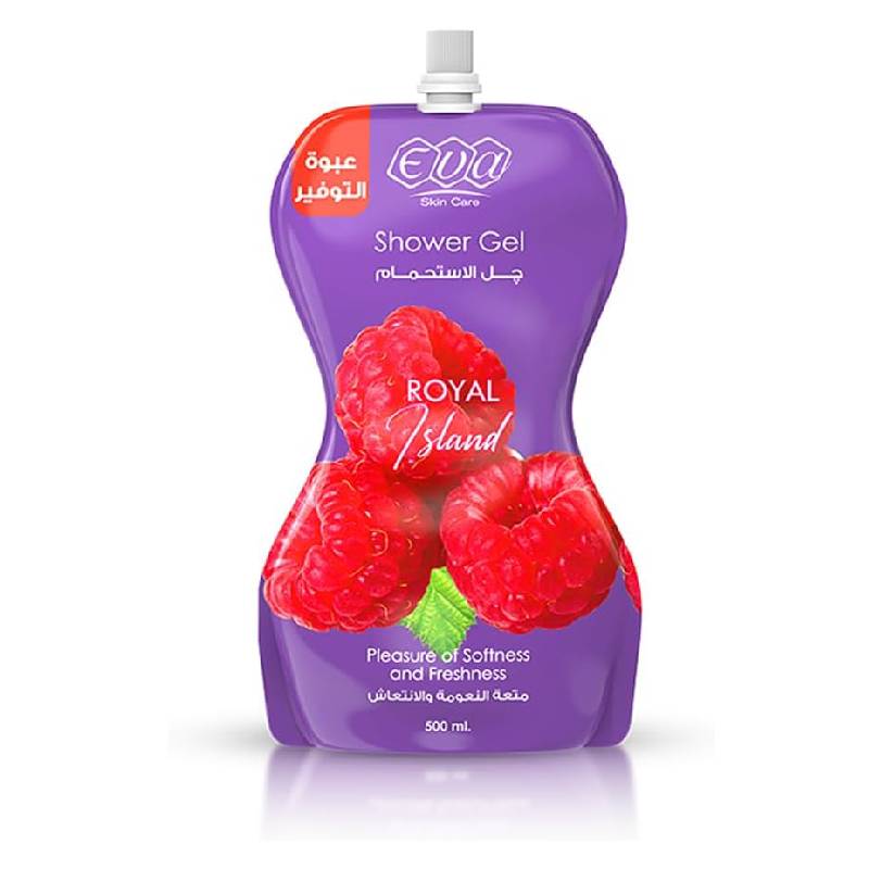 Eva Skin care shower gel pouch Royal island 500ml