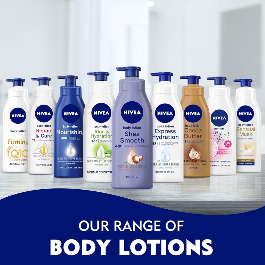 NIVEA Natural Glow Body Cream, Even Tone Complex & Vitamin C, All Skin Types, Jar 100ml