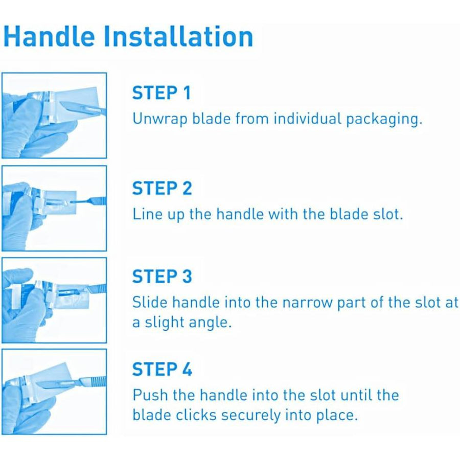 Derma Planing Carbon Steel with 10 Blades