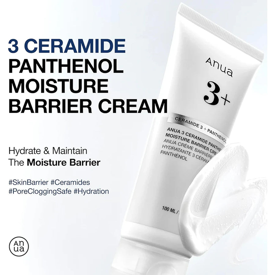 3 Ceramide panthenol moisture barrier cream