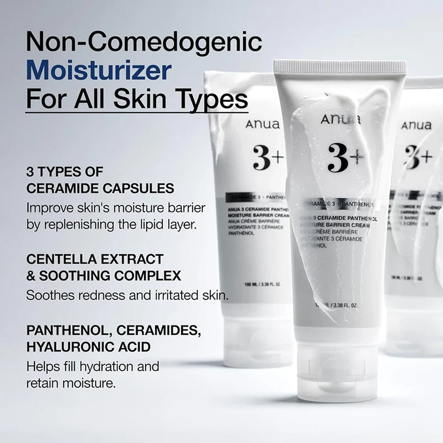 3 Ceramide panthenol moisture barrier cream