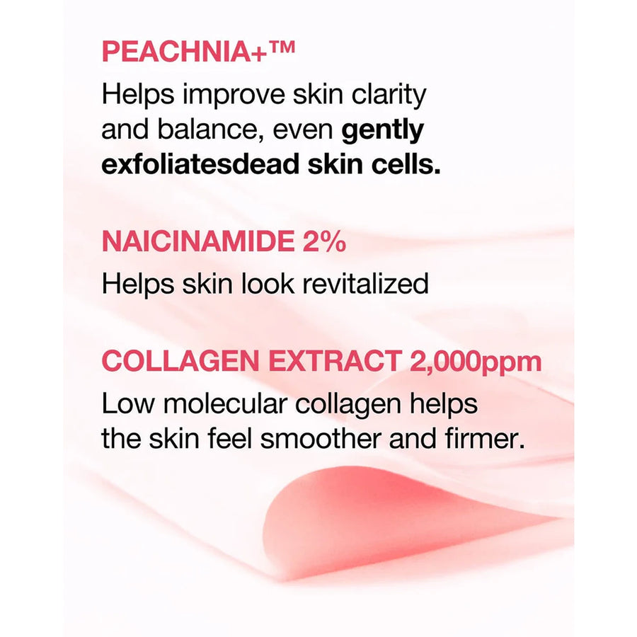 Peach 70 niacin brightening collagen mask