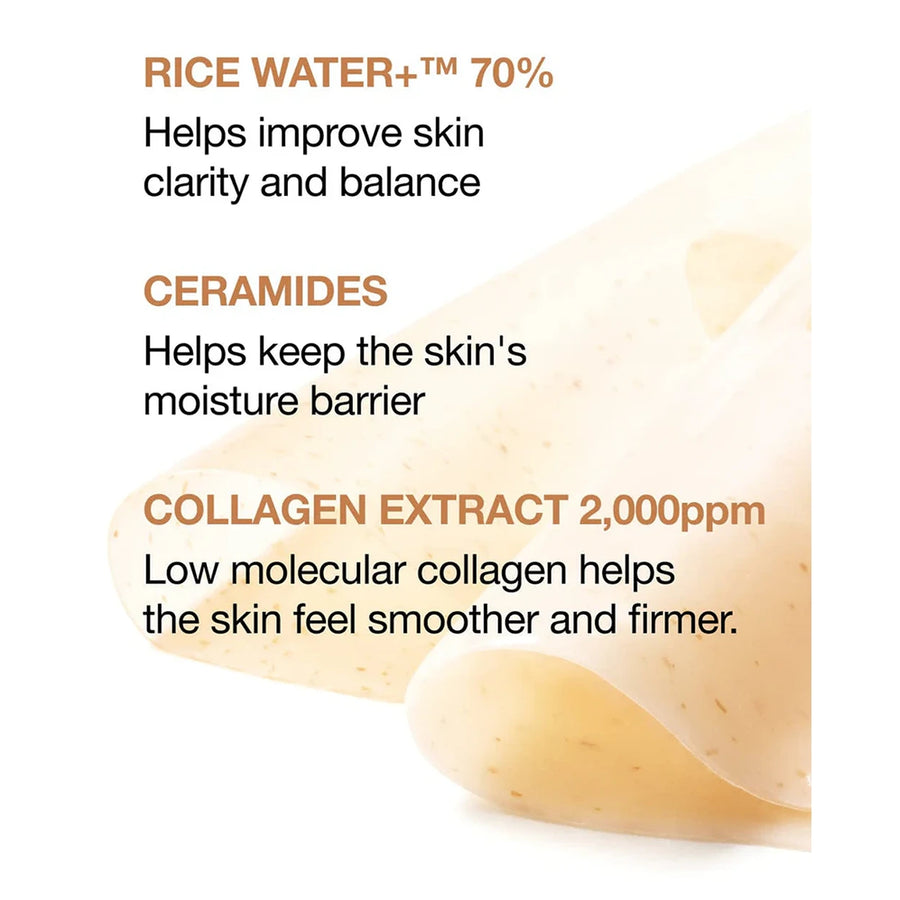 Rice 70 glow collagen mask