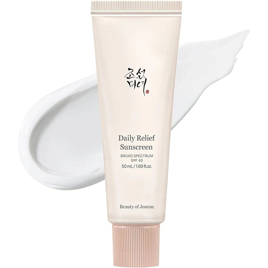 Daily relief sunscreen