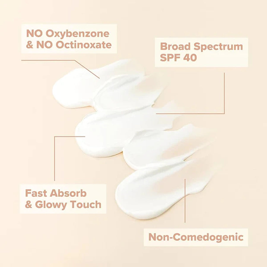 Daily relief sunscreen