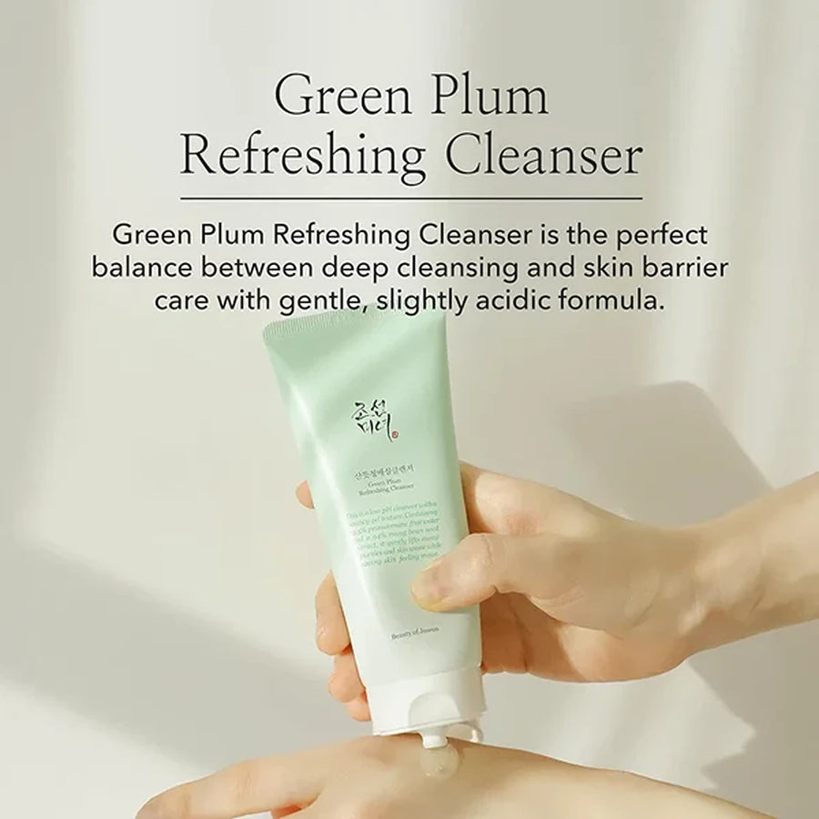 Green plum refreshing cleanser