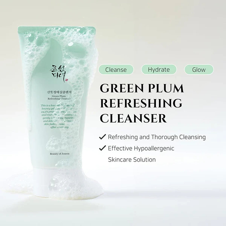 Green plum refreshing cleanser