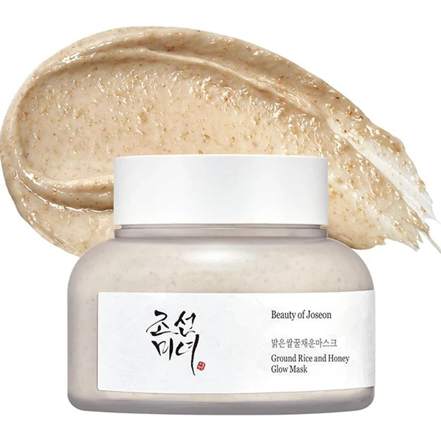 Ground rice and honey glow mask