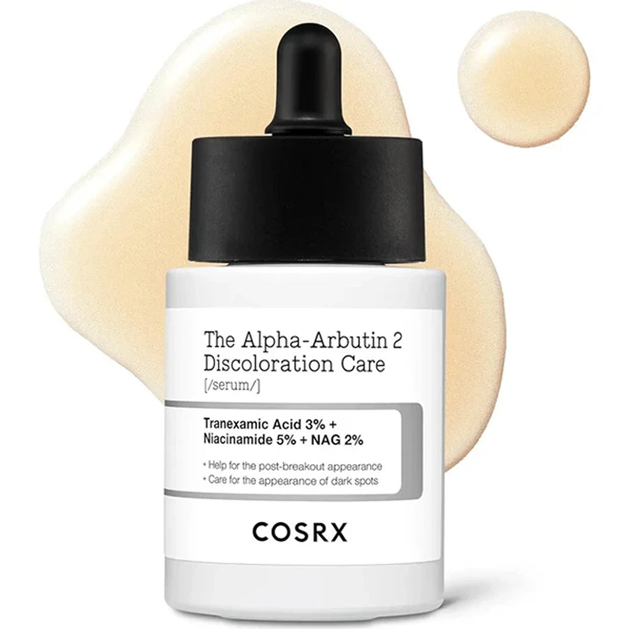 2% alpha arbutin discoloration care face serum