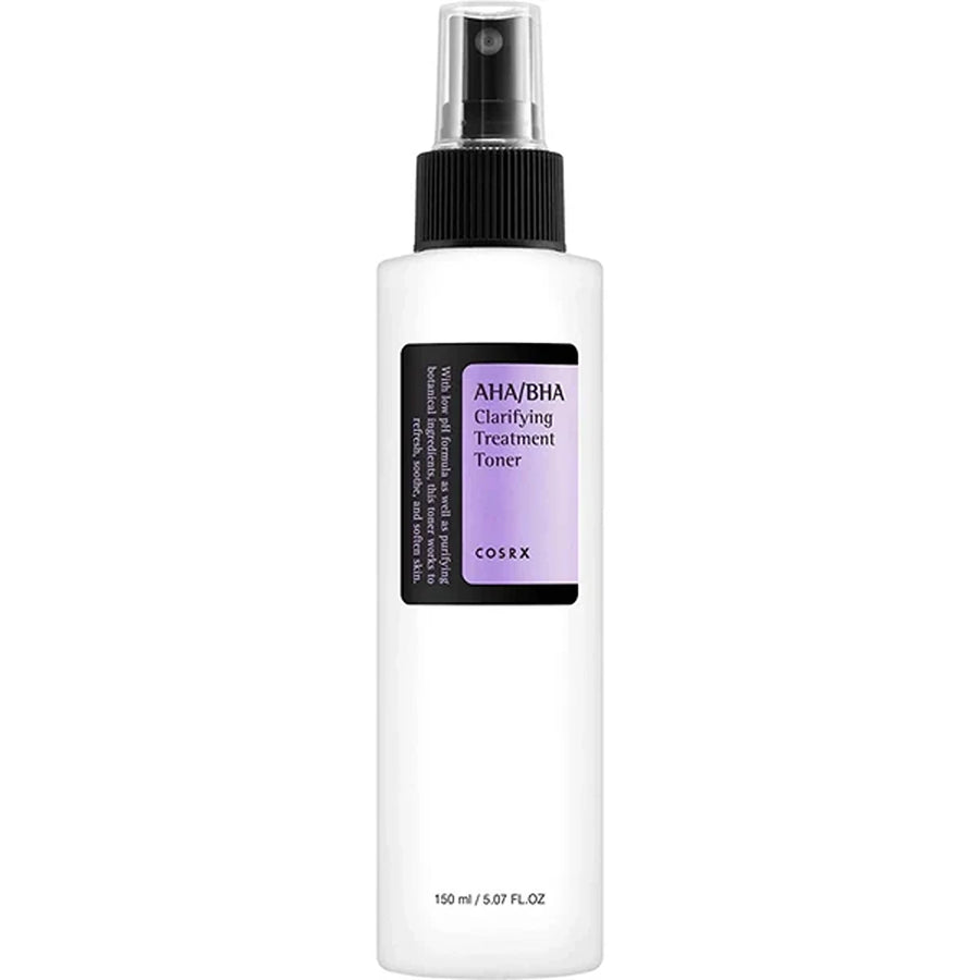 Aha bha exfoliating facial treatment toner