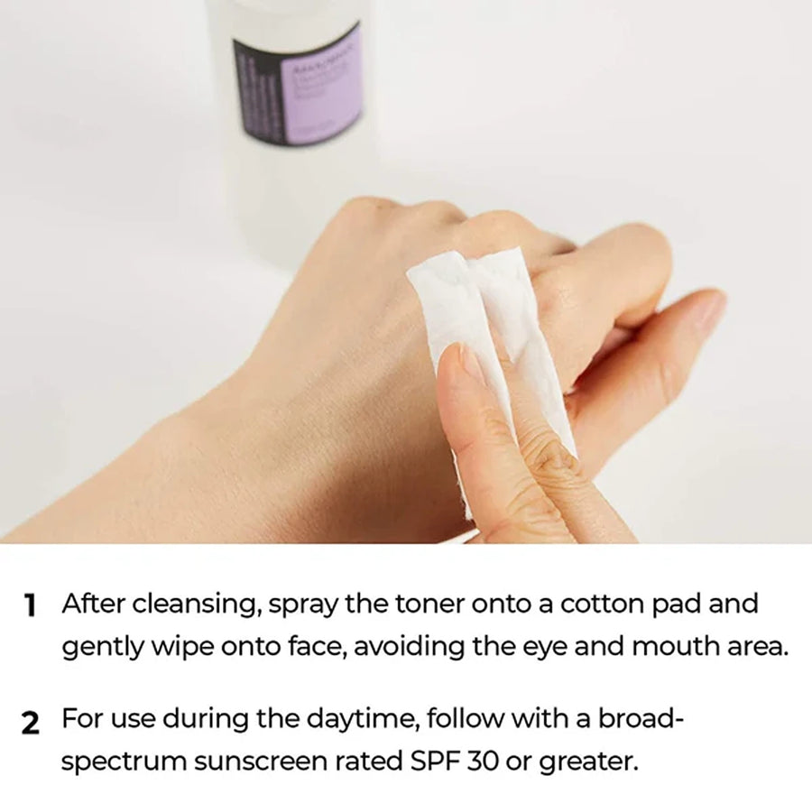 Aha bha exfoliating facial treatment toner