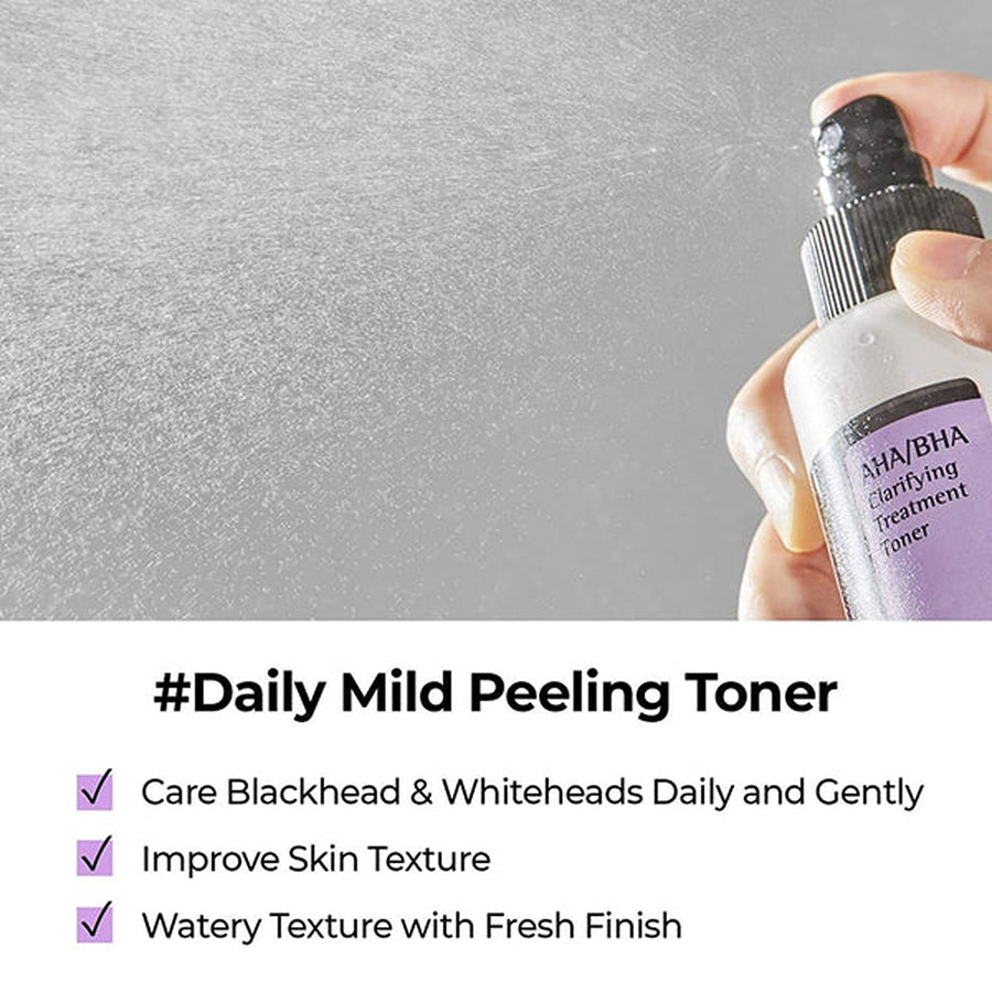 Aha bha exfoliating facial treatment toner