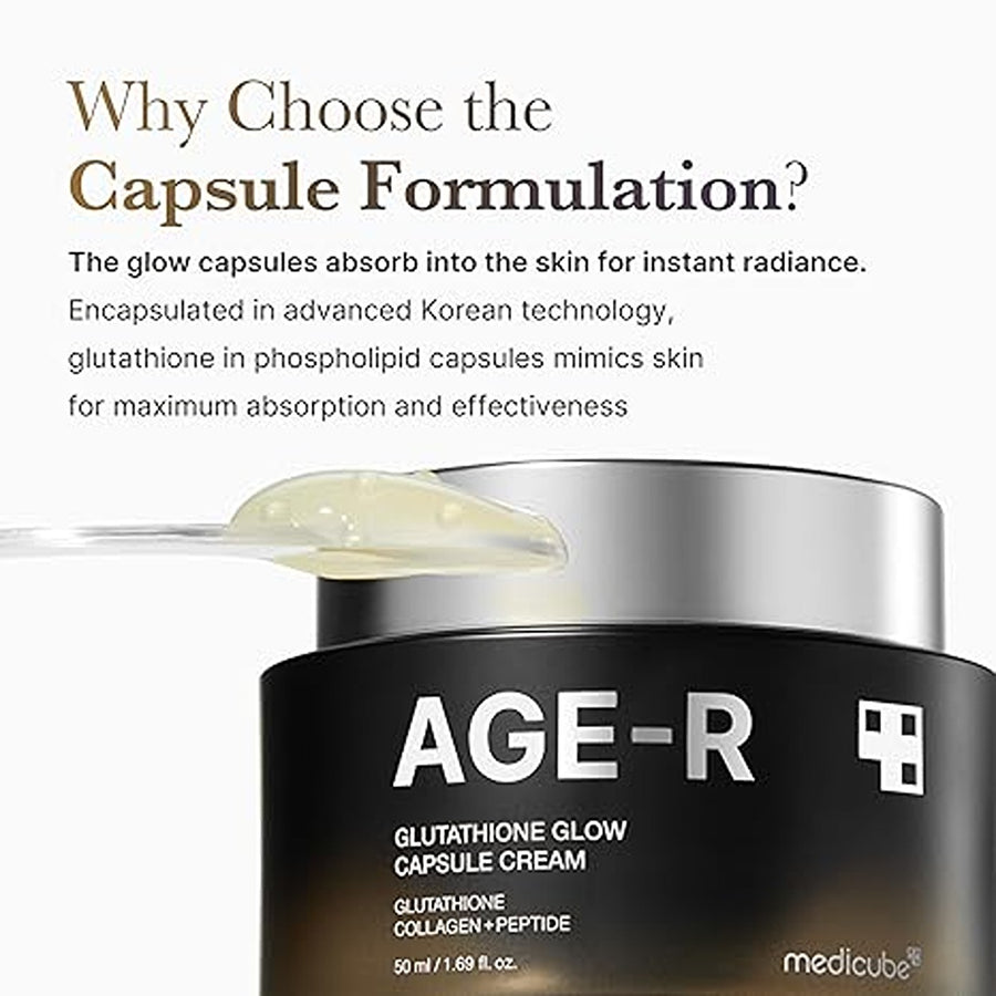Age-r glutathione glow capsule facial cream 50ml