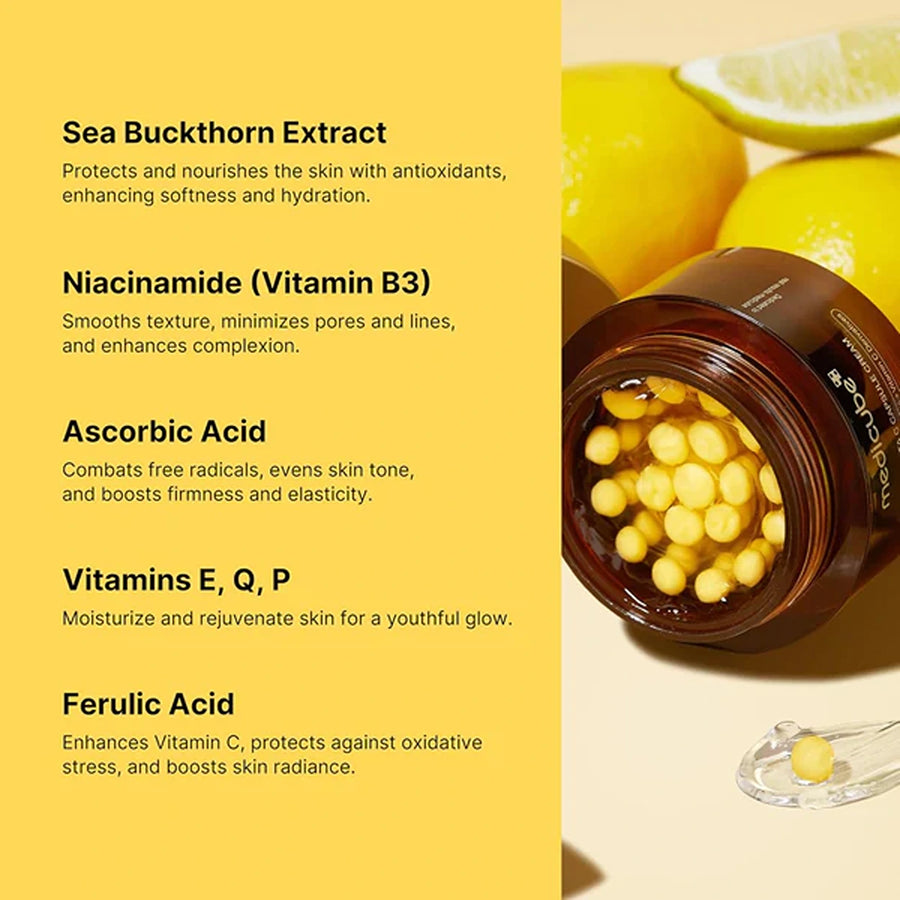 Deep vitamin c golden capsule face moisturizer