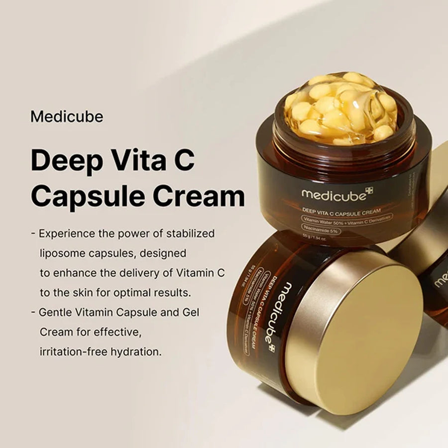 Deep vitamin c golden capsule face moisturizer