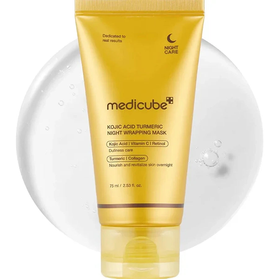 Kojic acid turmeric overnight wrapping peel off mask