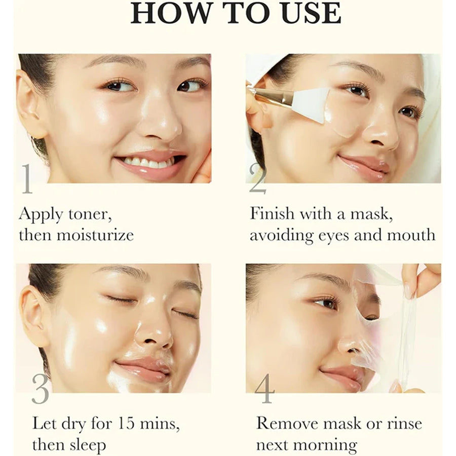 Kojic acid turmeric overnight wrapping peel off mask