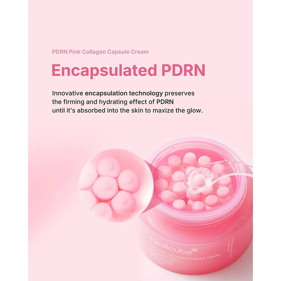 Pdrn pink collagen capsule cream