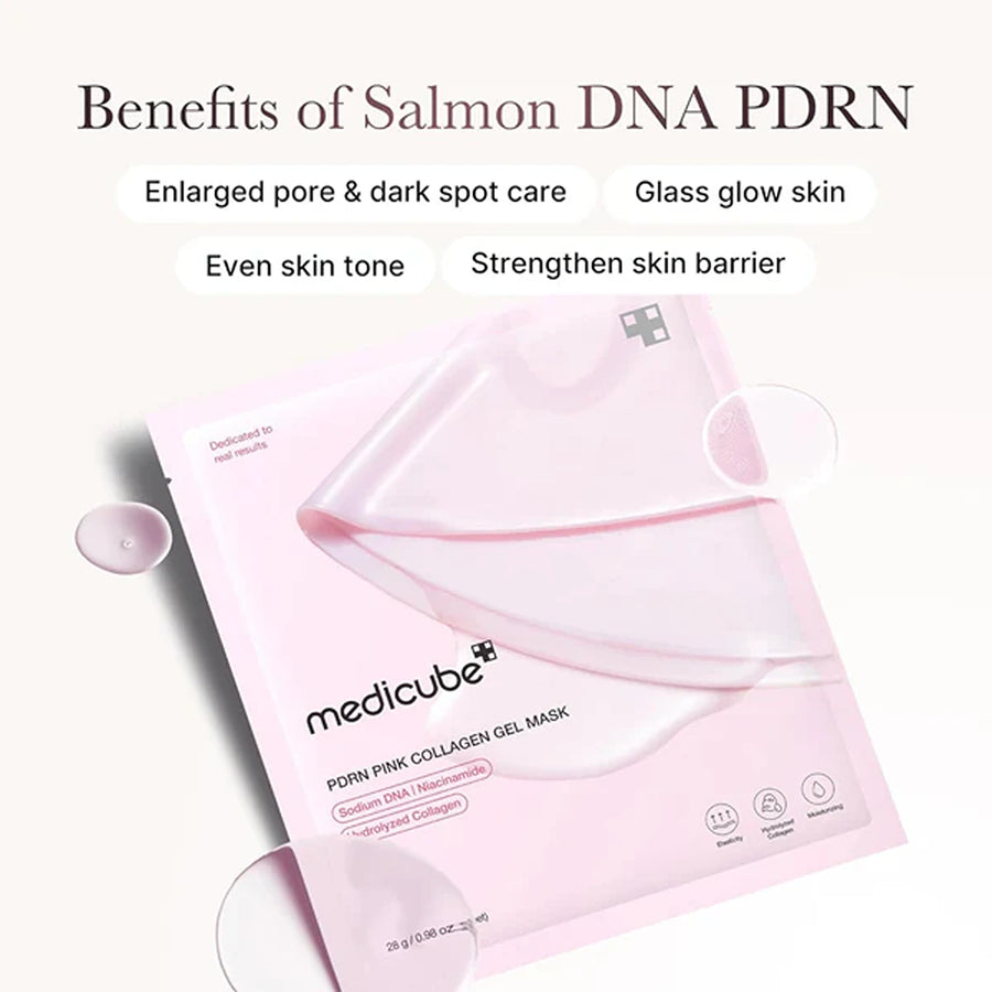 Pdrn pink collagen jelly gel mask