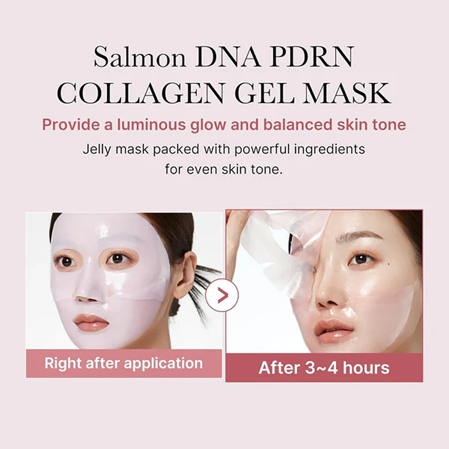 Pdrn pink collagen jelly gel mask