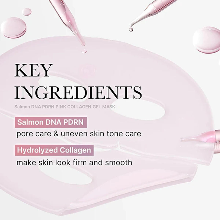 Pdrn pink collagen jelly gel mask